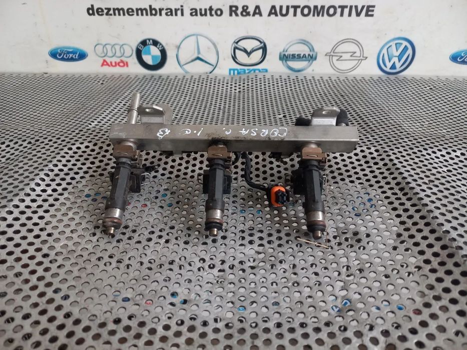 Rampa Injectie Injectoare Injector Opel Corsa C Agila 1.0 Benzina Z10XEP - Dezmembrari Arad