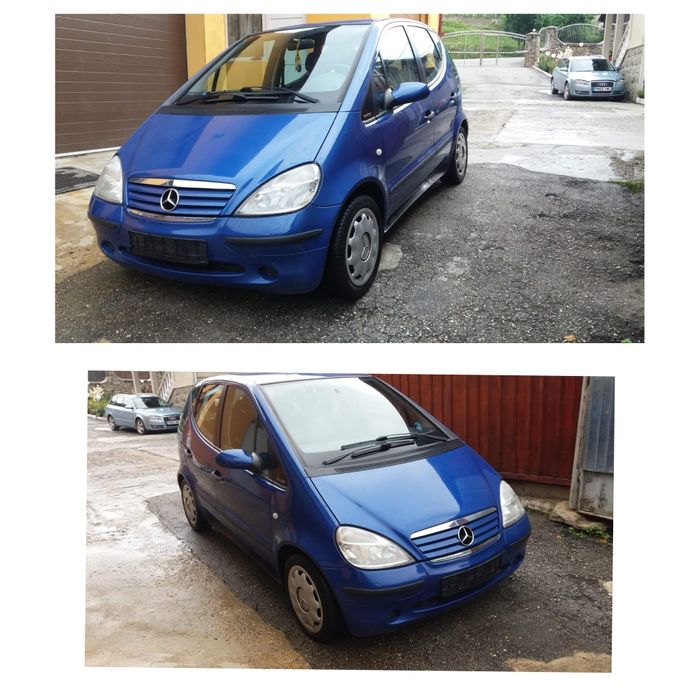 Bot bara capota aripa far mercedes a class w168 a170 cdi albastru 933