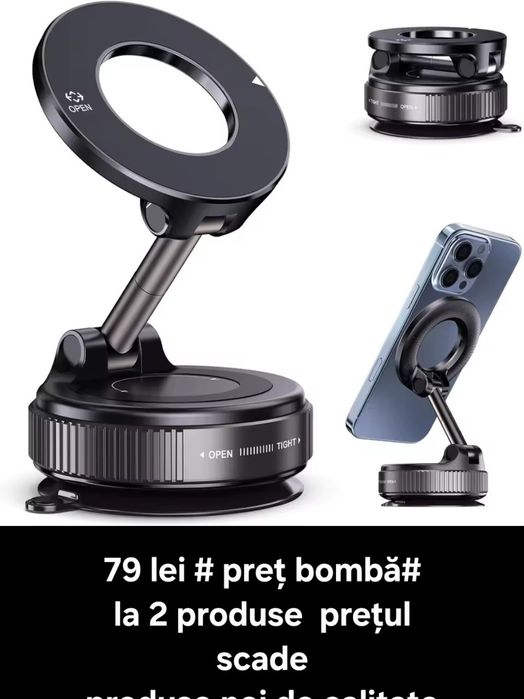 Suport telefon magnetic #360# calitate superioră