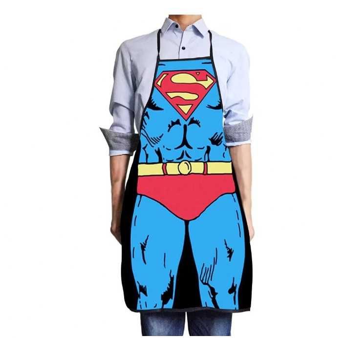 Sort de bucatarie haios model Superman / Wonder Women, cadou inedit
