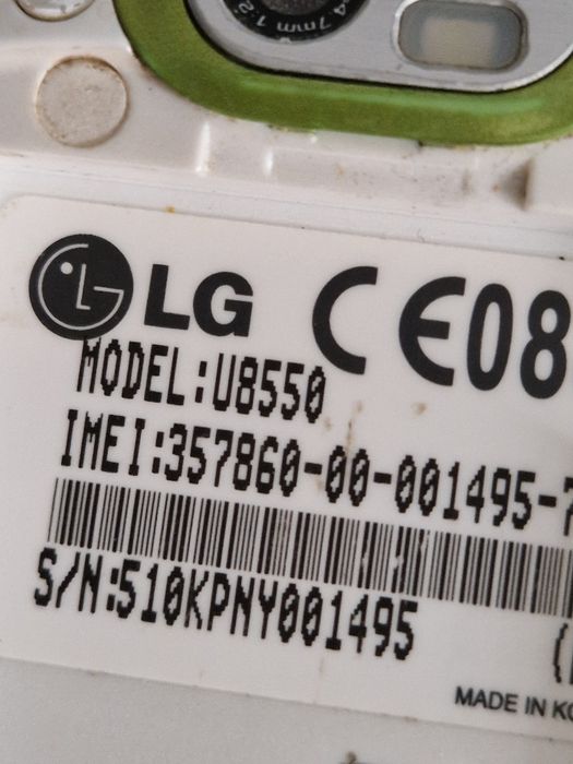 Telefon lg U8550 perfect funcțional