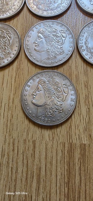 Vând 10 monede 1 dolar 1882