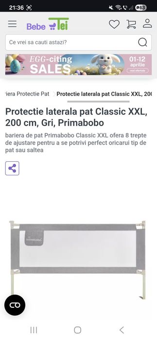 Protectie laterala pat