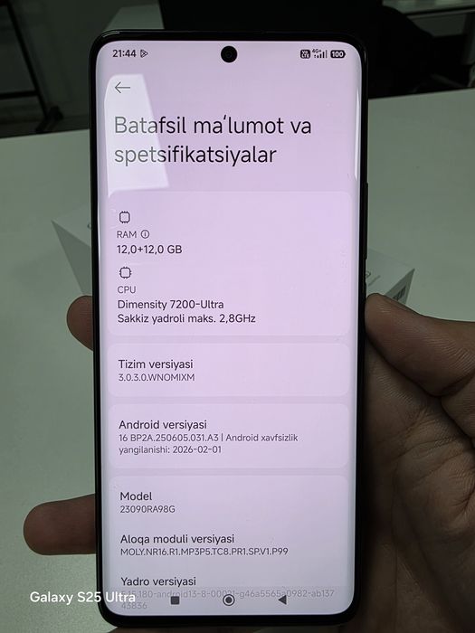 Redmi Note 13 Pro+ 5G 24/512 Full komplekt sotiladi