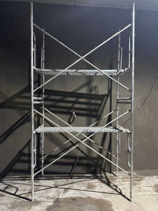 Усиленные строительные леса оцинкованные, D40мм толщина стенки 2.5мм