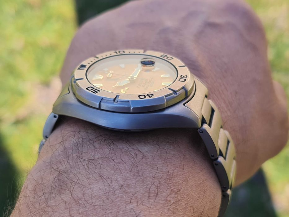 Orient M-force Diver 200m. Automatic Titanium