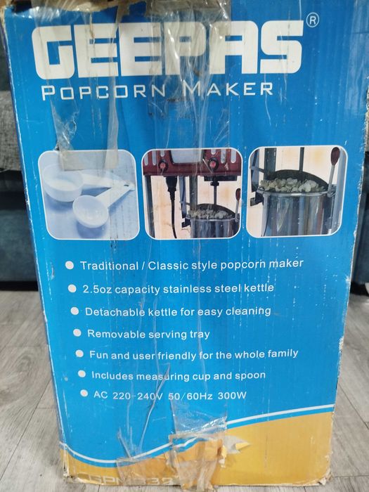 Аппарат для попкорна Geepas GPM832