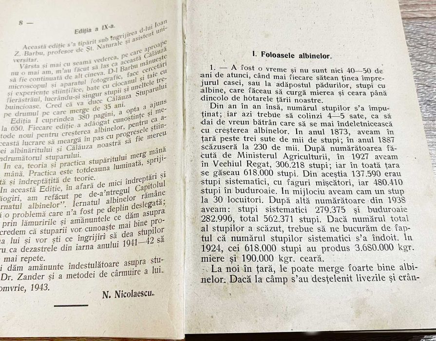 Călăuza Stuparului - ediția IX - anul 1943