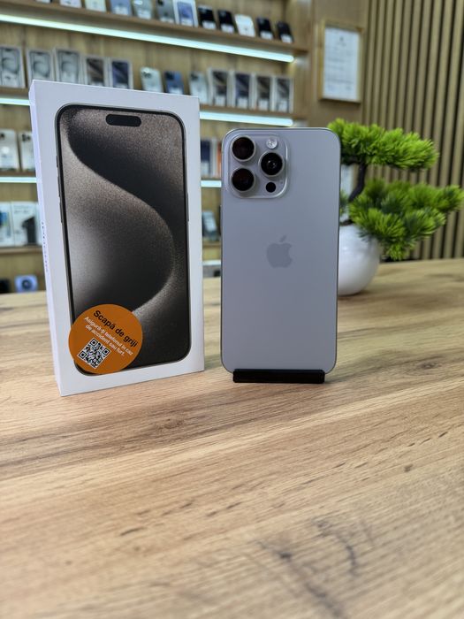‼️ iPhone 15 Pro Max 256Gb Natural - Garantie 12 luni