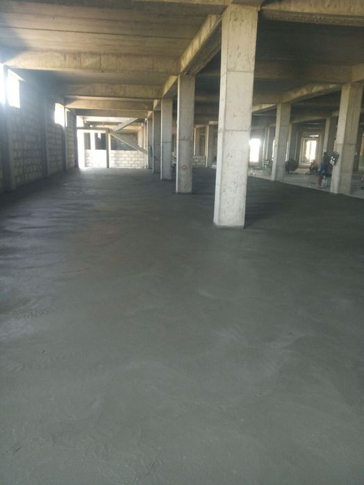 Промышленные полы, бетоне полы, вертолёт шлифовка