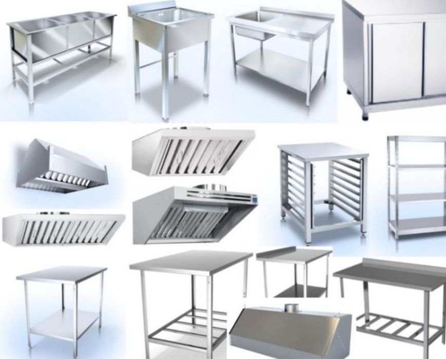 Вытяжные зонты, нержавейка