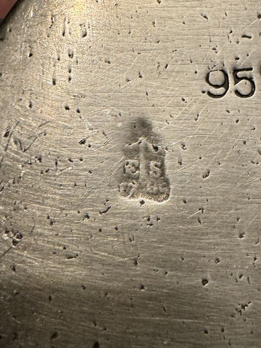 Trofeu golf din Staniu / Cositor argint aprox 300grame