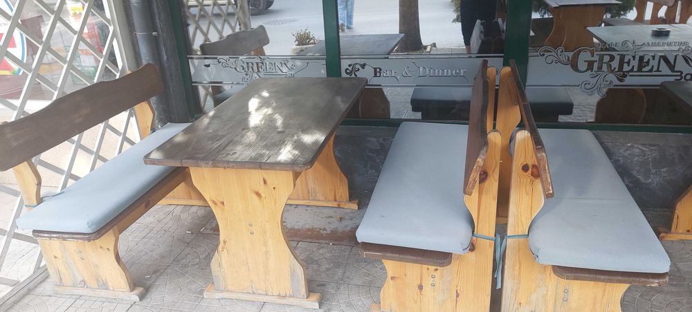 Комплект 2 пейки с маса