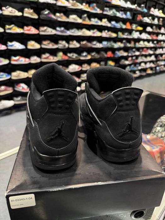 *ULTIMELE PERECHI* Nike Air Jordan 4 Black Cat - Verificare Colet