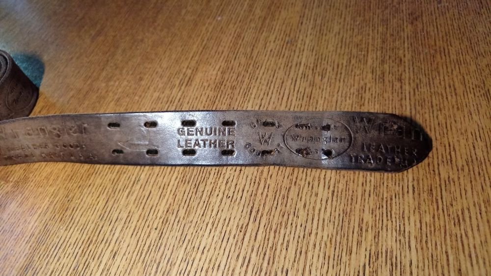 Ремень кожаный. Wrangler