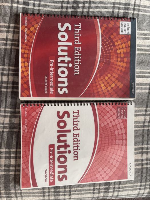 Учебники Solution third edition,english File elementary