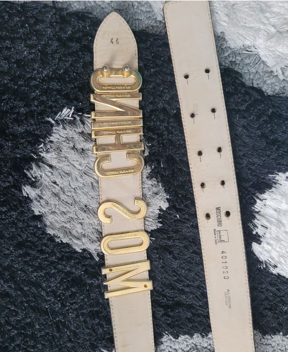 Curea piele Moschino