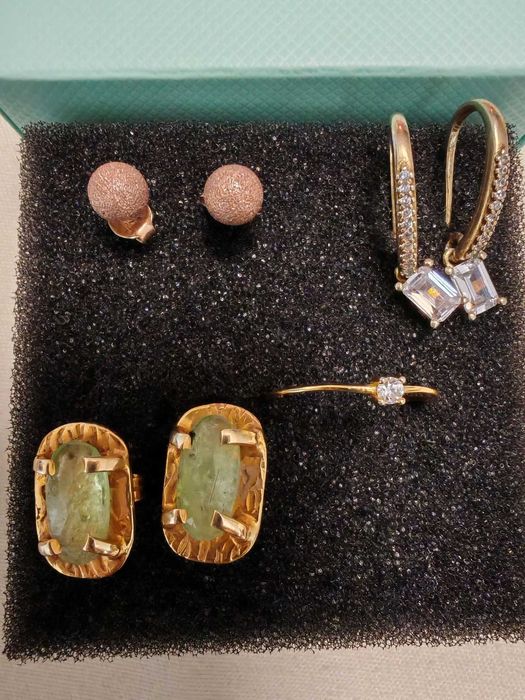 Сребърни бижута със златно покритие