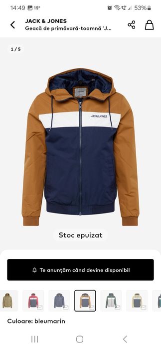 Geaca impermeabila barbati Jack&Jones