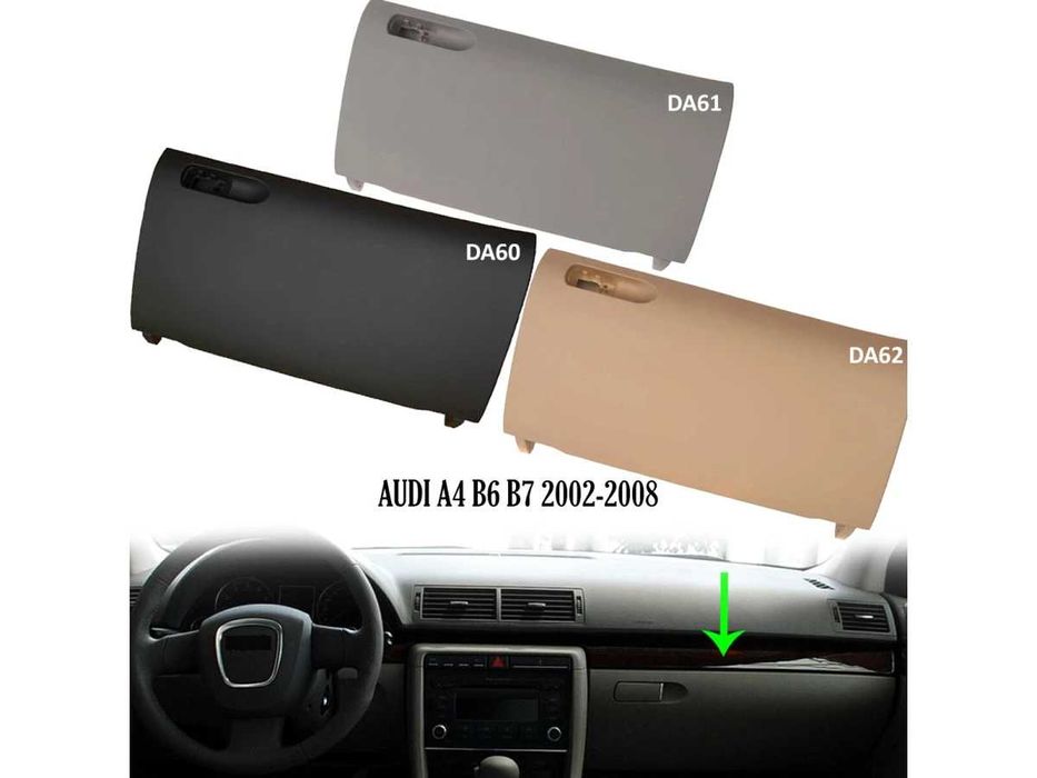 Capac Torpedou Ușă Mănușă Audi A4 S4 B6 B7 RS4 2001-2008
