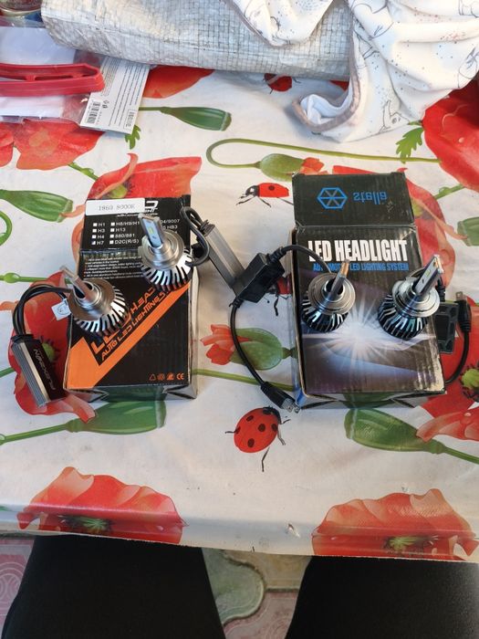 Becuri led H7 6000k