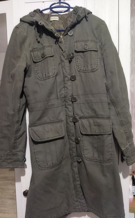 Зимно дамско яке - дълго, размер 40