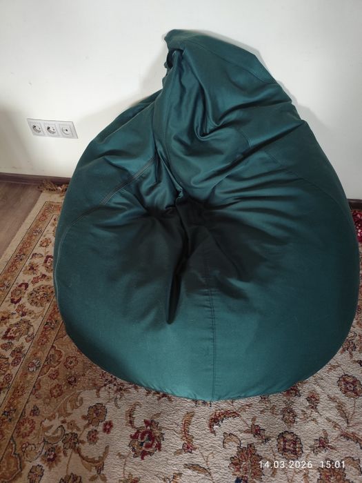Кресло мешок зелёный