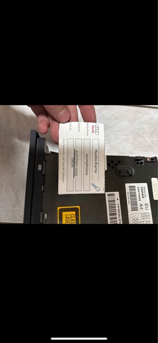 Audi radio cd player symphony + yatour media adapter