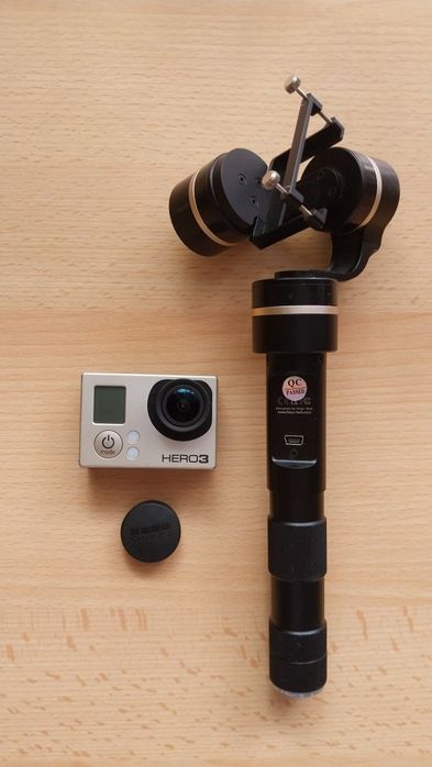 GoPro Hero 3 + Gimbal FeiyuTech G4 + 3 baterii + accesorii