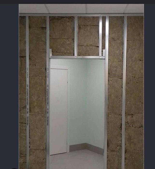 Установка дверей ,гипсокартон