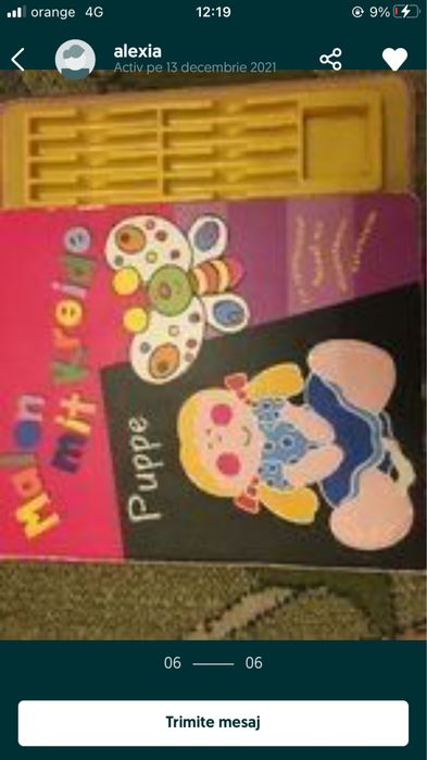 Carte de scris cu creta - lb germana