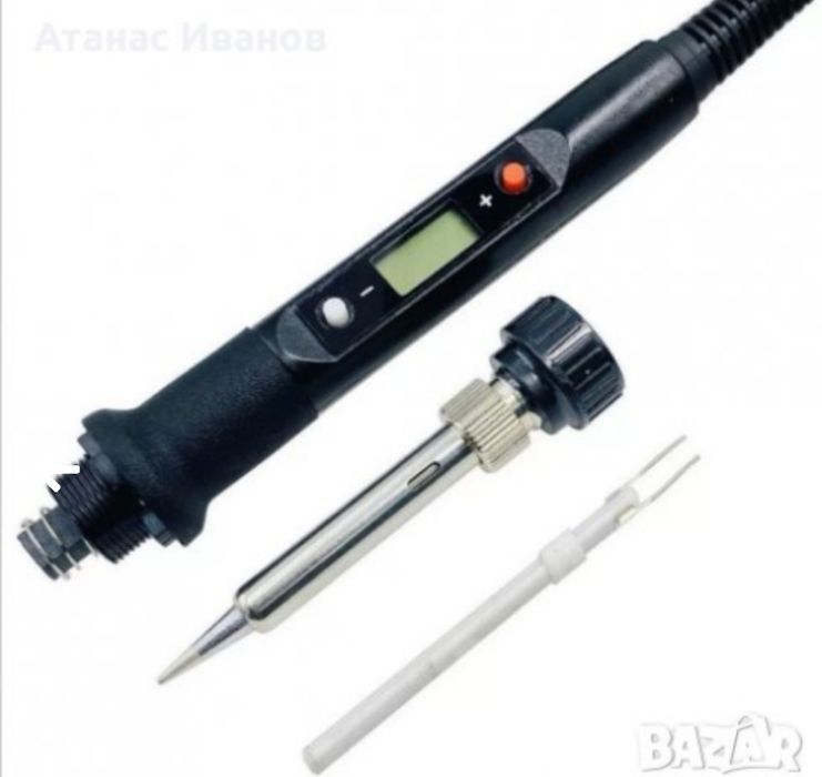 Професионален поялник 80W с електронно регулиране на температурата от