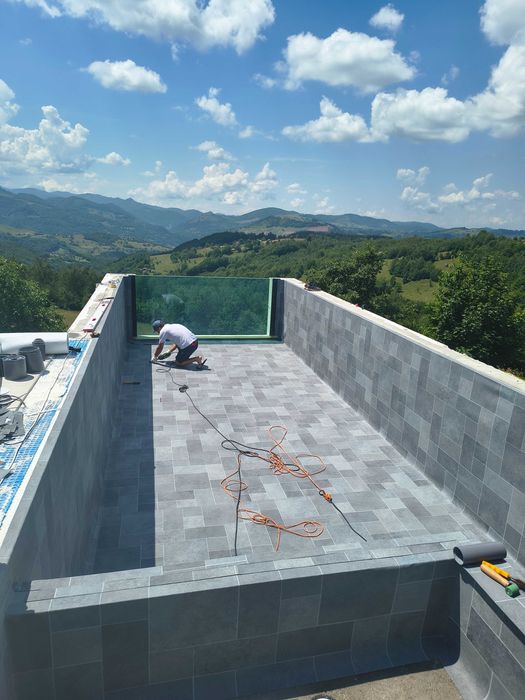 Montaj și Sudură Liner PVC pentru Piscine