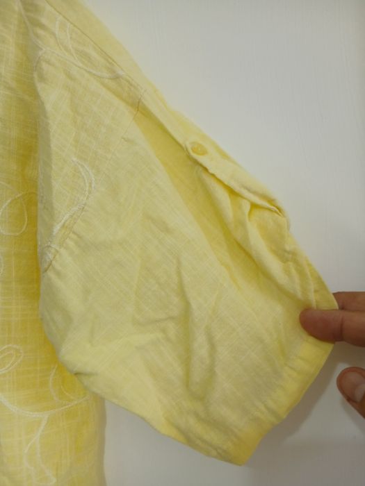 Bluza de vara marimea M pentru fete/femei in stare perfecta
Dimensiuni
- latimea intre umeri 65 cm
- latimea intre axile 55 cm
- circumferinta talie 1