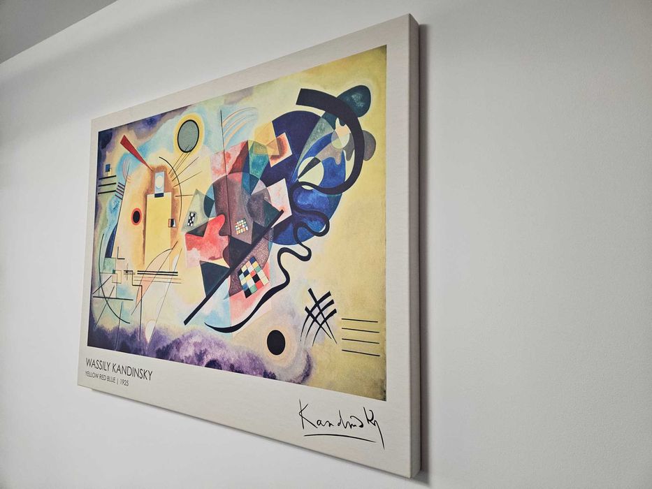 Tablou pe pânză Galben, Roșu, Albastru de Wassily Kandinsky