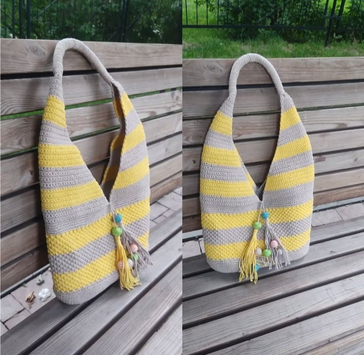 Вязаная сумочка крючком