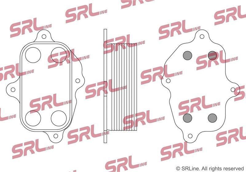Radiator racire ulei, termoflot Ssangyong Actyon Sports, Actyon 202012, Korando 202019, Kyron 202014, Rexton 202007, Rexton 202017, Rodius 202013,