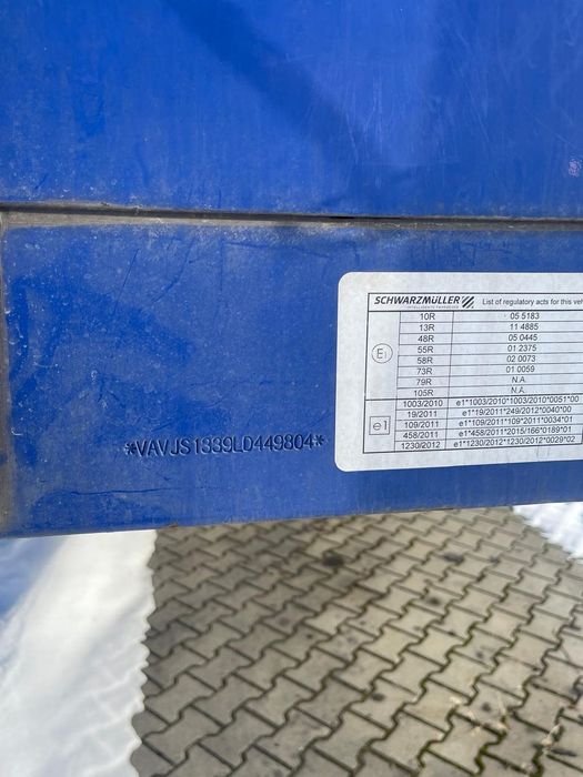 Schwarzmuller S1 J06VLN3 J-Serie Primul proprietar, in stare foarte buna