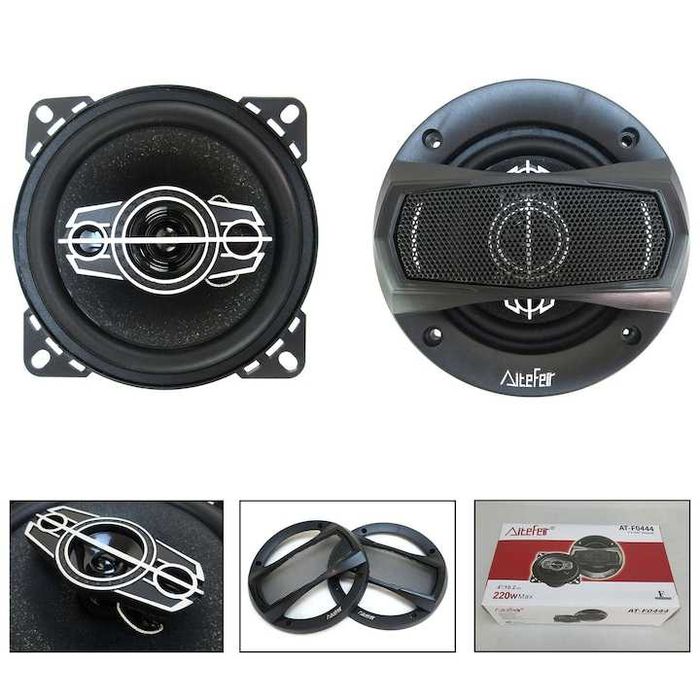 Set 2 difuzoare auto, 4 inch,Metal/Plastic,440W PMPO(56W RMS),nou