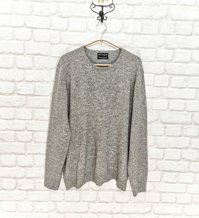 Autograph 100% Кашмирен мъжки пуловер размер L