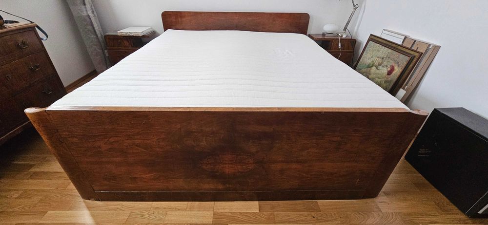 Старинно легло 1940г, матрак и подматрачна рамка