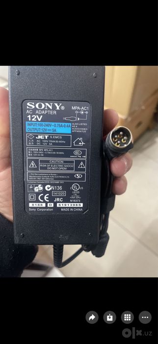 Блок питаня принтирлар учун 12v5ам сифати яхши  бир ой гарантя