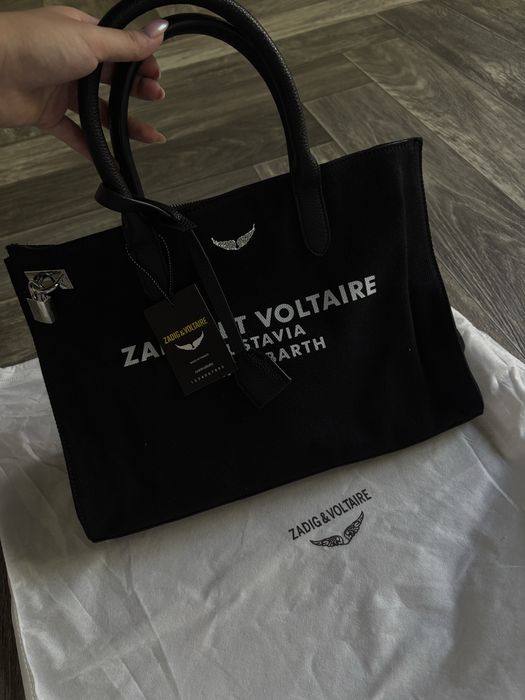 Zadig Voltaire черная сумка