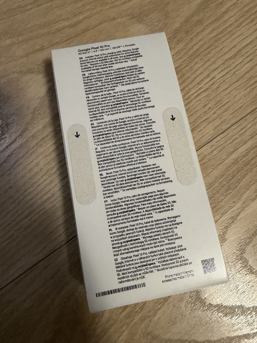 Google Pixel 10 Pro, 128GB, 16GB RAM, 5G, Porcelain, Sigilat