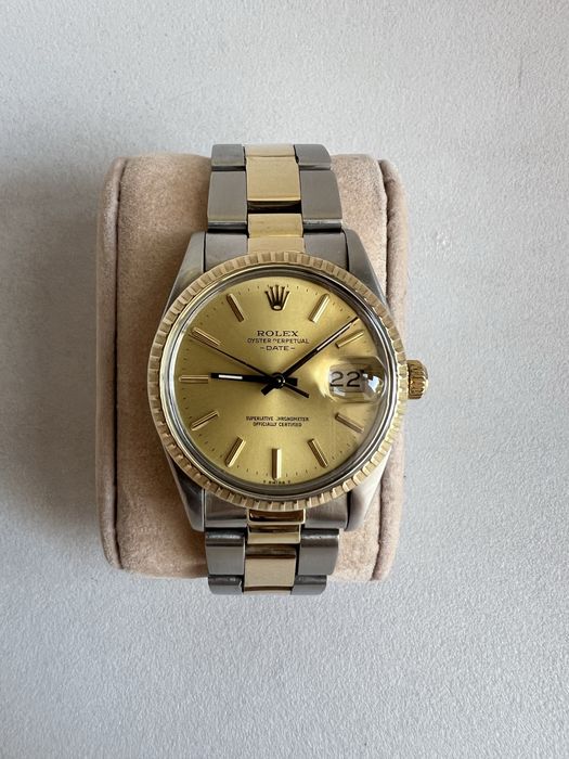 34 mm Rolex Date Automatic aur-otel,ref.15053 cal 3035