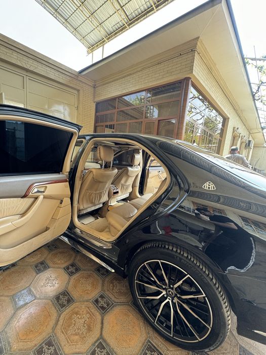 Mercedes W220 W222 long 2002 yil qayta jixozi bilan