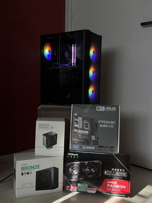 Геймърски Компютър intel core i5-12600k rx6600
