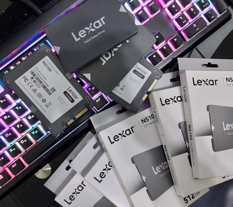 SSD Lexar 512GB+128Gb