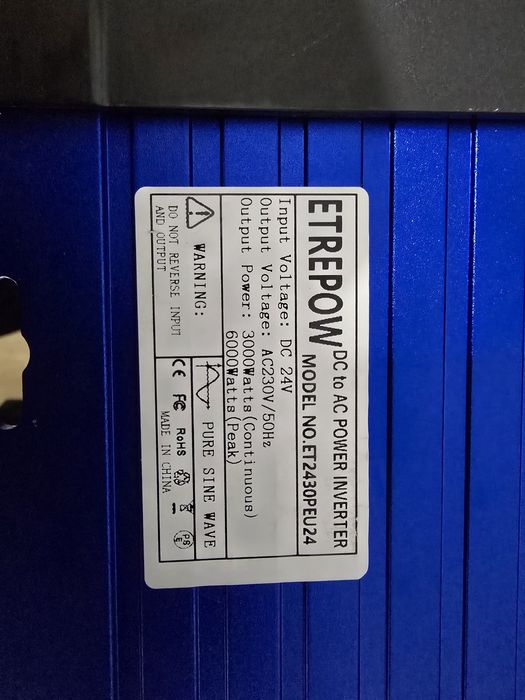 Vand invertor 24 V 3000w sinus pur