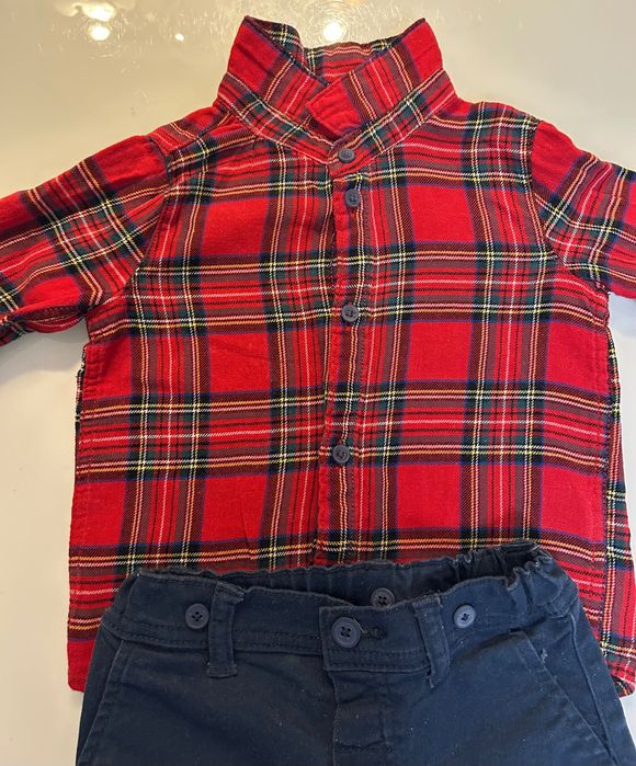 Коледен официален комплект за момче HM, 80 см